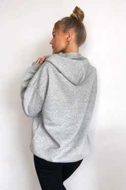 Grey LA Gold Printed Hoodie