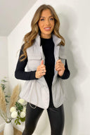 Grey Puffer Gilet