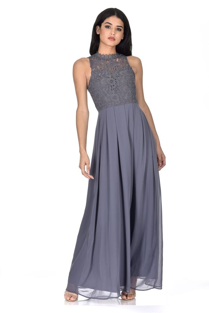 Ax paris shop lace maxi dress