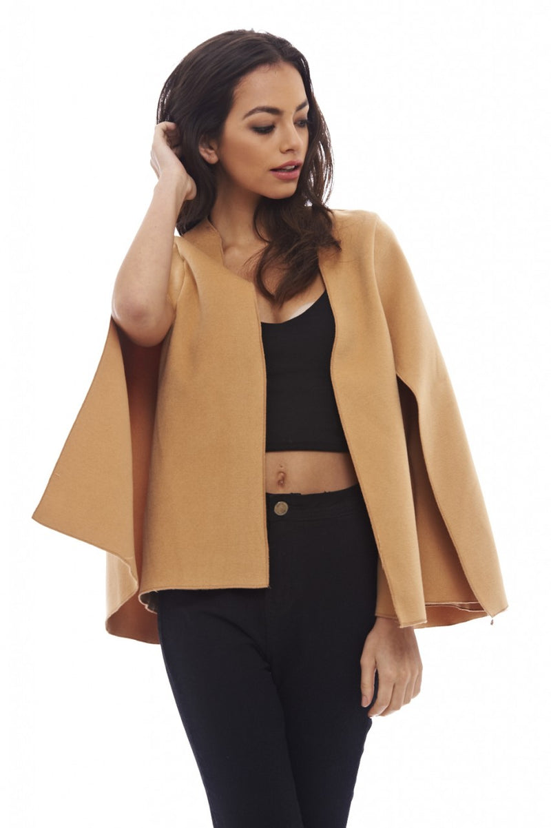 Split cape deals blazer