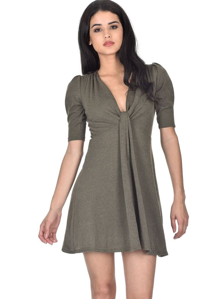 Ax paris knot front dress clearance