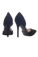 Black Perspex Insert Court Shoes