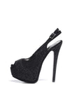 Diamante Sling Back Heels