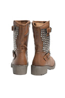 Studded   Biker Boots