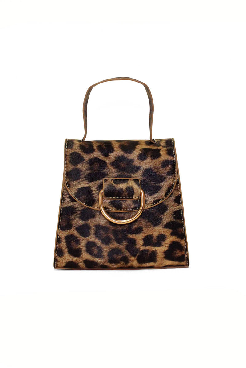 Patent leopard print discount bag