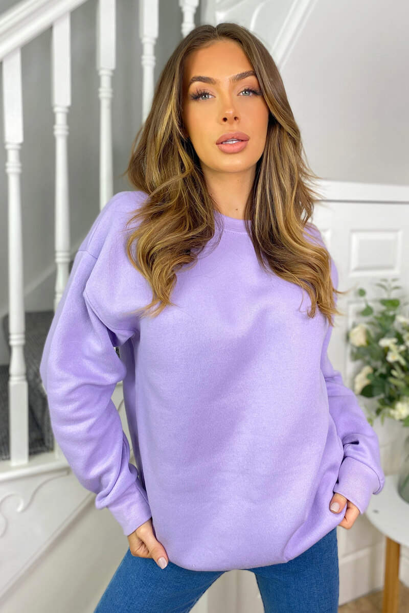 Lilac Oversized Sweatshirt