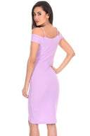 Lilac Wrap Around Dress