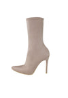 Mocha Stiletto Heel Boots