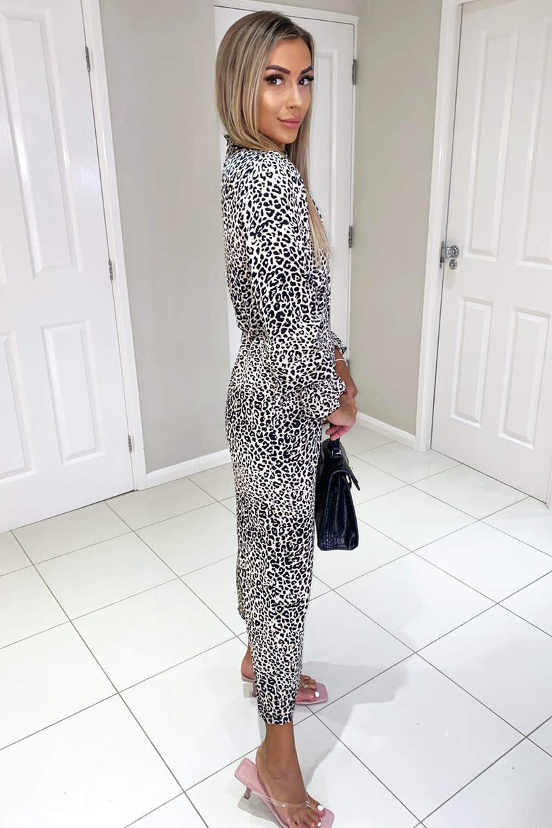Leopard culotte hot sale jumpsuit