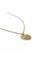 Gold Dainty Circle Necklace