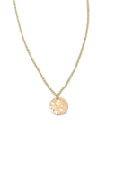 Gold Dainty Circle Necklace