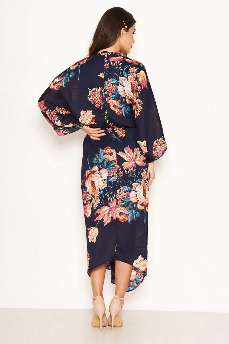 Floral Dress Ax Paris Kimono Dress Navy Floral Kimono Sleeve Maxi Dress AX Paris Floral Dress Ax Paris Kimono Dress Navy Floral Kimono Sleeve Maxi Dress AX Paris