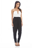 Plunge Front Jumpsuit