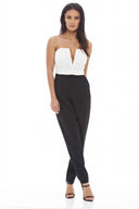 Plunge Front Jumpsuit