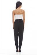 Plunge Front Jumpsuit