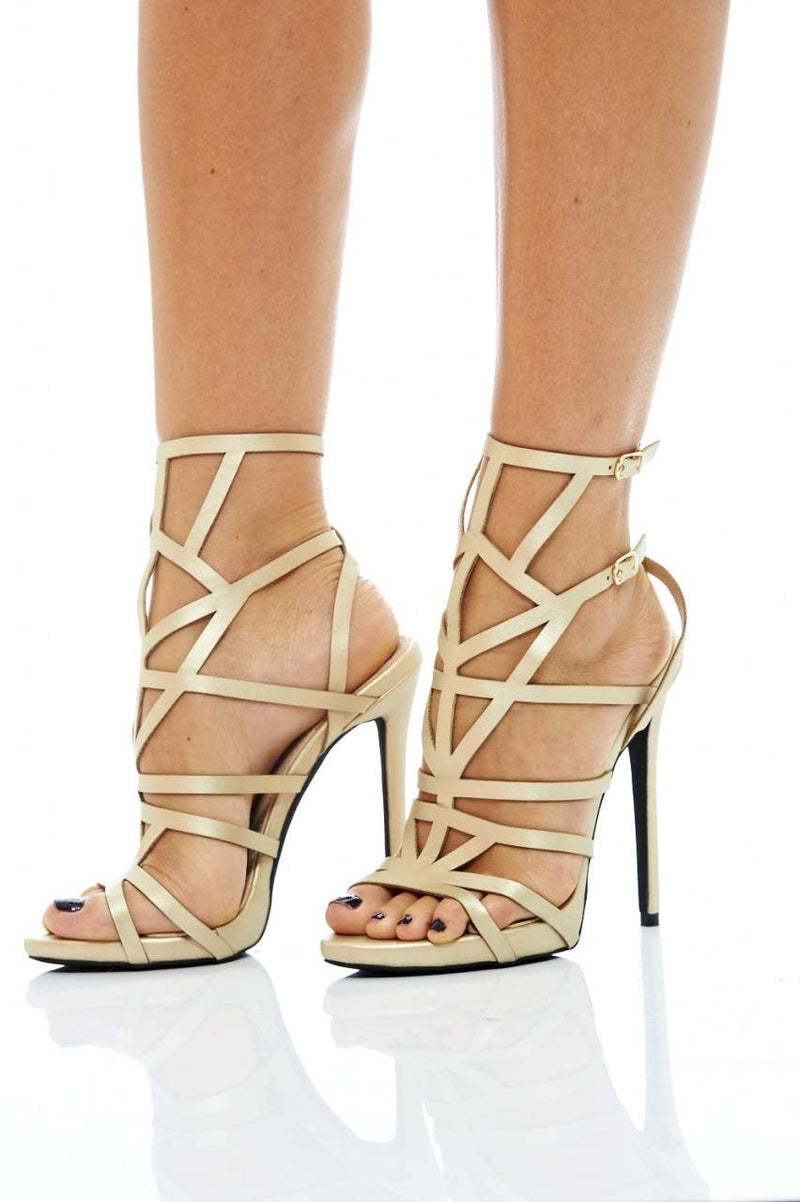 QSCQ Womens Peep Toe Pump Sandals Cut Out Ankle Strap India | Ubuy