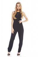 Mesh Top Long Leg Jumpsuit