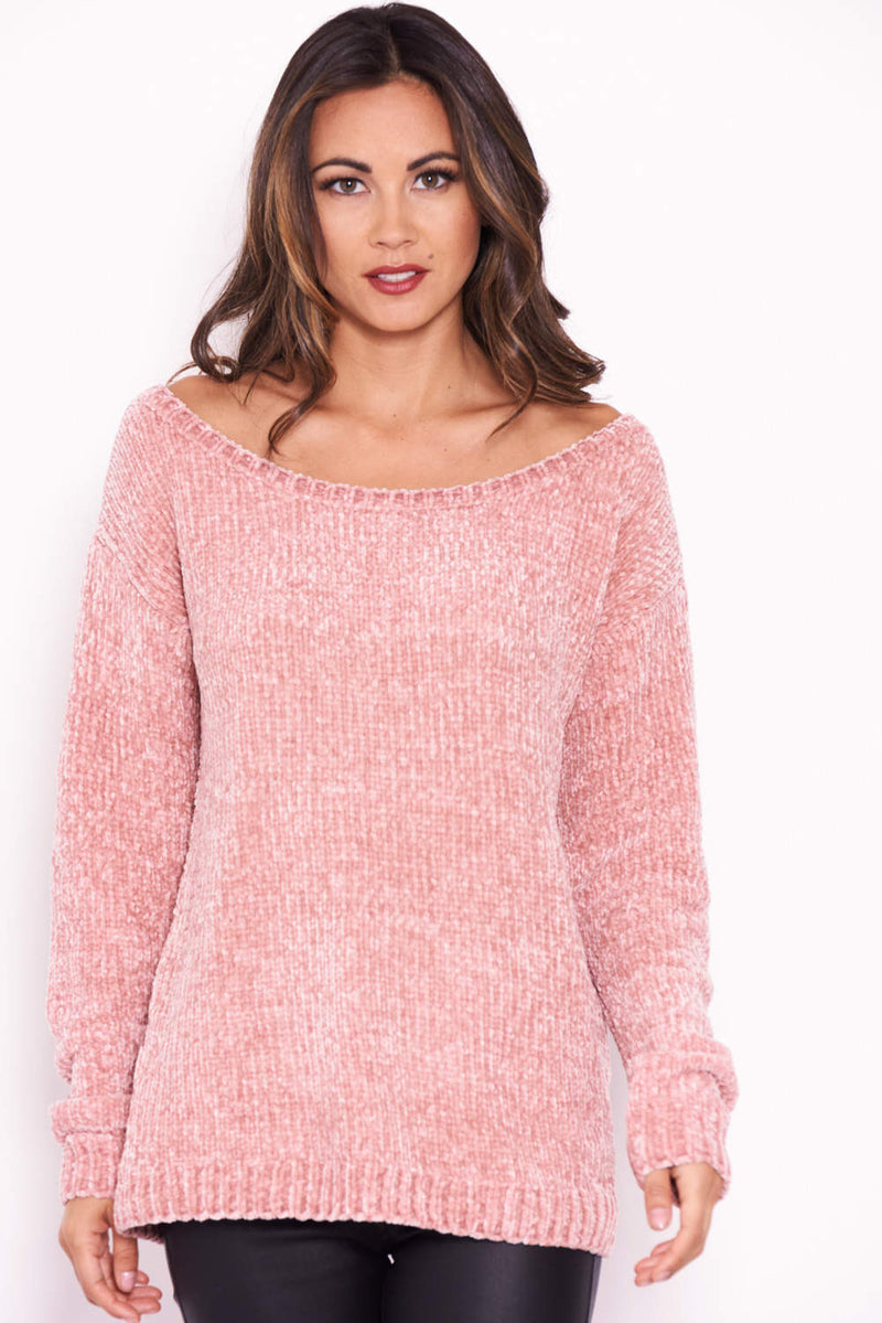 Pink Chenille Jumper