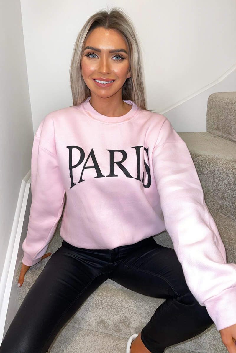 Pink Paris Sweatshirt