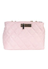 Pink Quilted Handbag