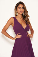 Ax paris plum velvet dress store