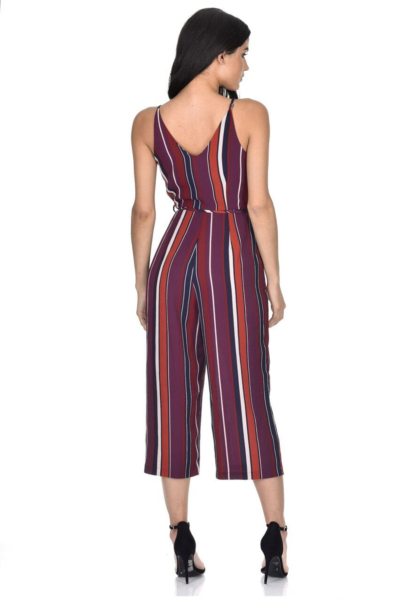 Printed Culotte Jumpsuit