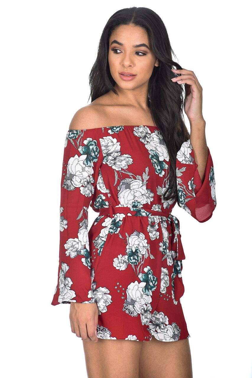 strapless open back dress Melrose Satin Chiffon Maxi Dress