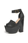 Contrast Heel  Wedge