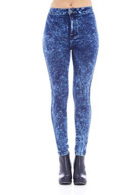 Speckle High Waist Jean