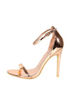 Rose Gold Barely There Heels