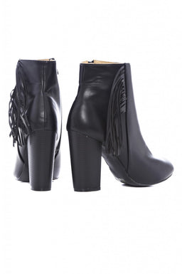 Side Tassel Heeled Boot