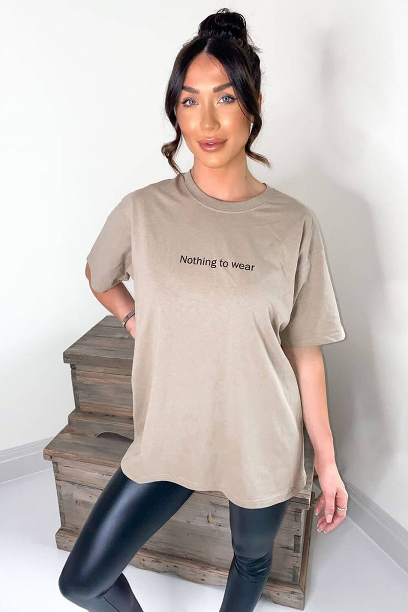 Stone Nothing To Wear T Shirt