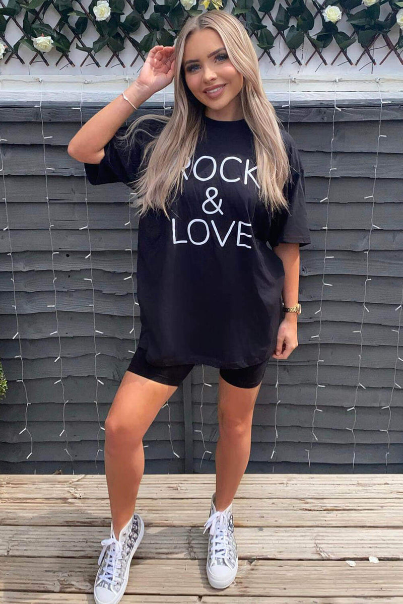 Black Rock and Love T-Shirt