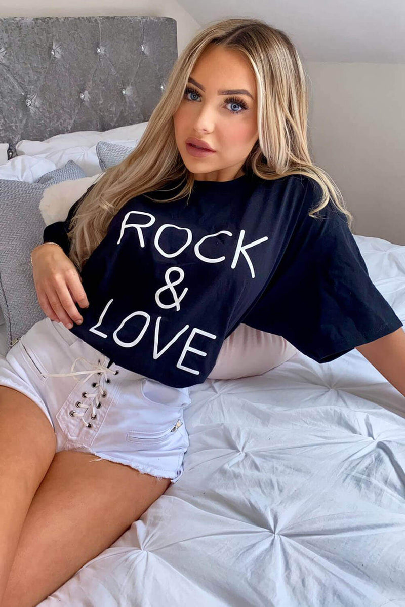 Black Rock and Love T-Shirt