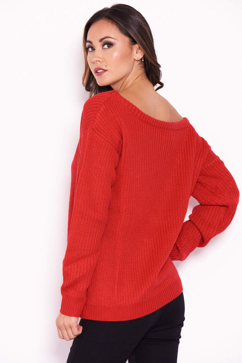 Red Cosy Jumper
