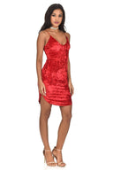 Ax paris plum velvet dress shop