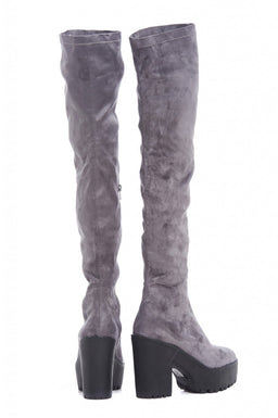Over The Knee  Chunky Heeled Boot