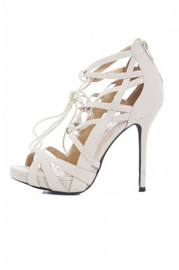 Open Lace Up Heels