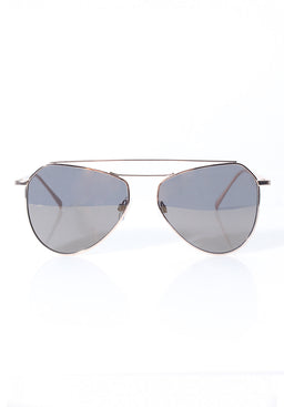 Gold Framed Aviator Sunglasses