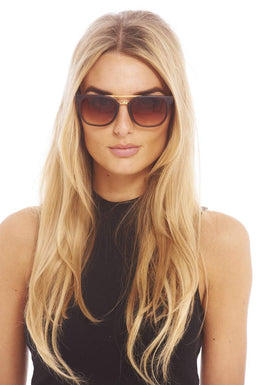 Brown Wayfarer Sunglasses