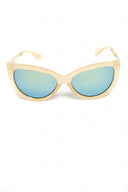 Metallic  Cat Eye Sunglasses