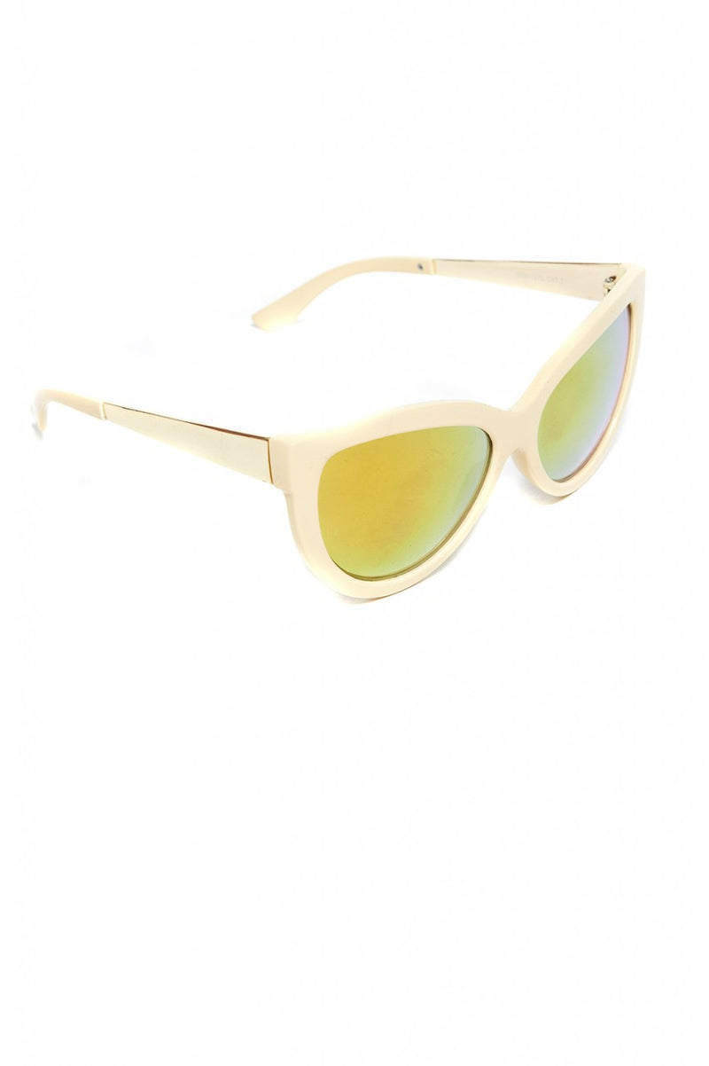 Metallic Cat Eye Sunglasses