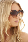 Striped Retro Sunglasses