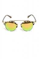 Open Frame             Reflective Sunglasses