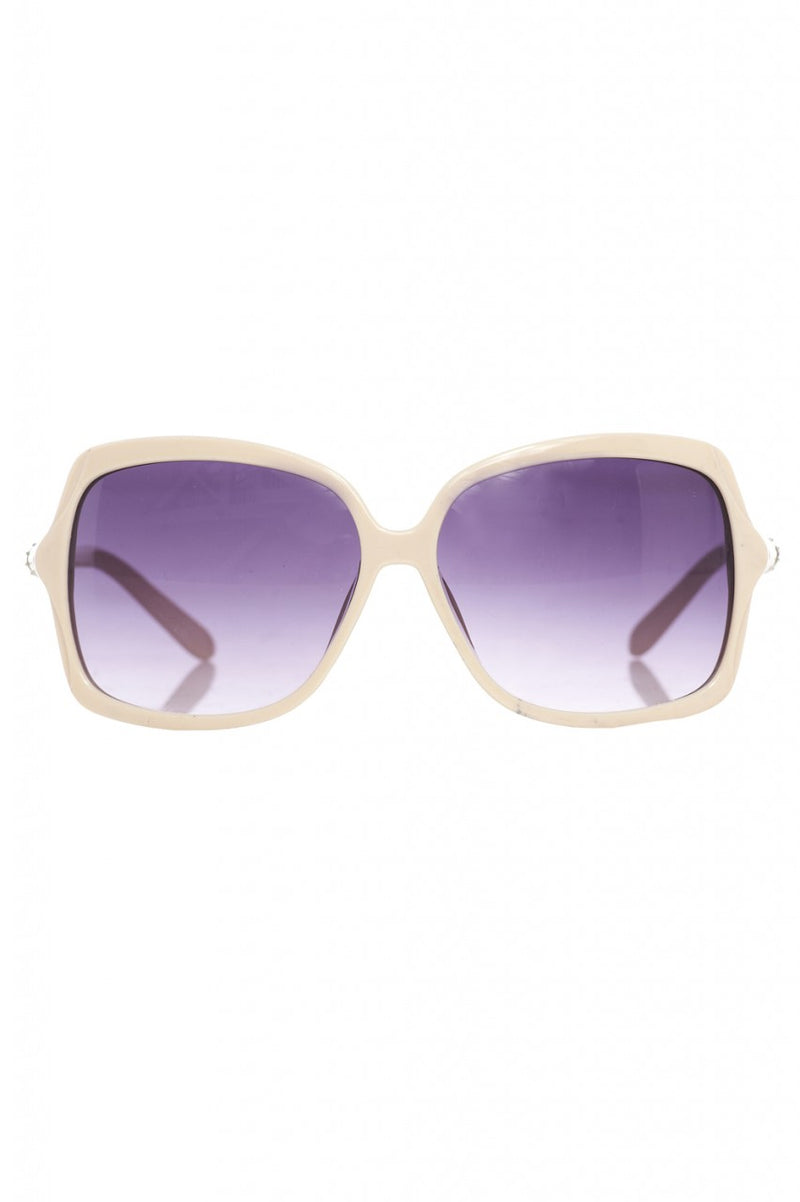 Cream Square Sunglasses