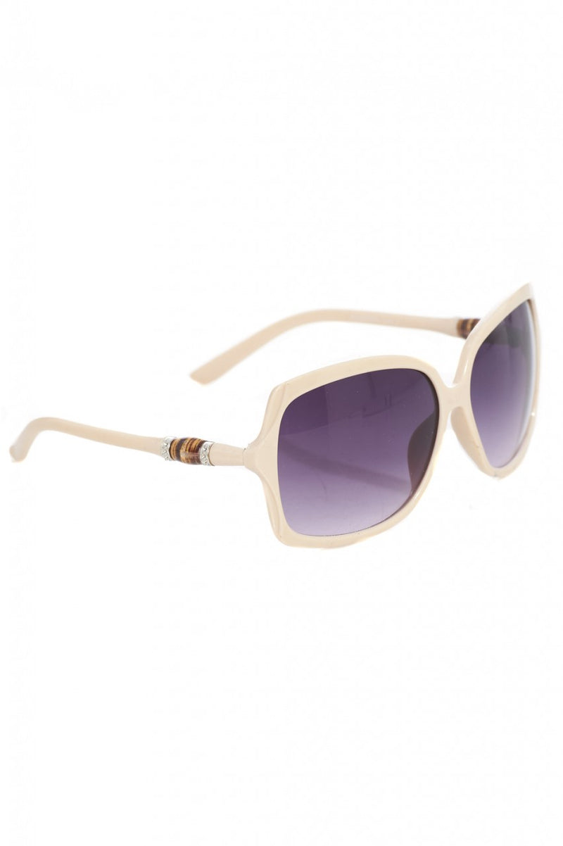 Cream Square Sunglasses