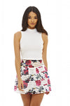 Floral Skater Skirt