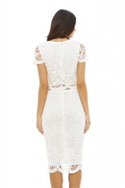 Short Sleeve Crochet Co-Ord
