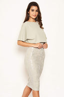 Sage 2 in 1 Lace Skirt Dress