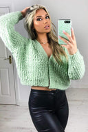 Sage Chunky Knit Cardigan